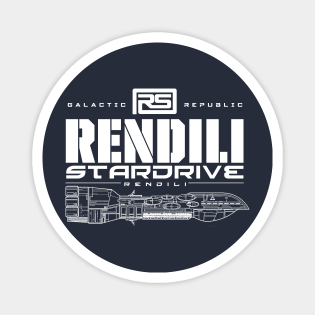 Rendili Shipyards Magnet by MindsparkCreative